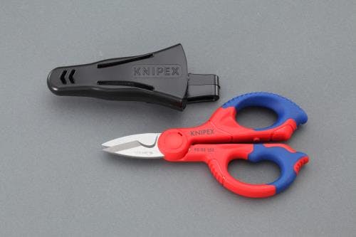 KNIPEX(クニペックス) はさみ・電工用(ステンレス製/ケース付) 155mm EA540E-25 4518340536821【別送品】