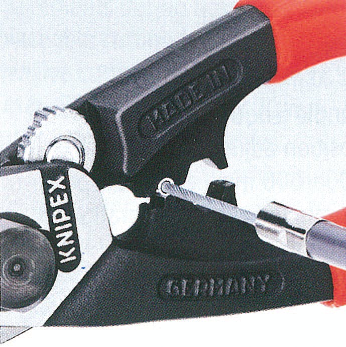 KNIPEX(クニペックス) φ 6mm/190mm ワイヤーロープカッター