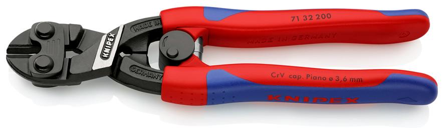 KNIPEX(クニペックス) 強力型ミニクリッパー(グリップ・バネ付) 200mm