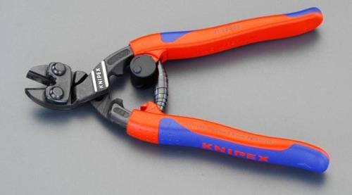 KNIPEX(クニペックス) ミニクリッパー(グリップ・バネ付/オフセット) 200mm EA545KS-12 4548745053432【別送品】
