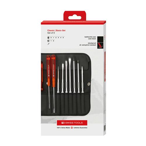 PBSWISSTOOLS ドライバーセット(差替式) [+-キリ] EA550A