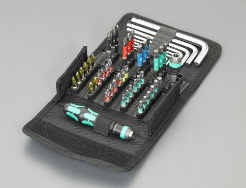 Wera ドライバーセット(キーレンチ付) [+-PoziHexTorx]EA550BA 4548745836899【別送品】