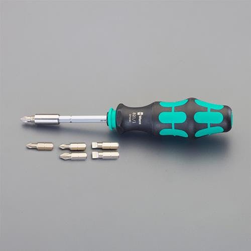 Wera ドライバービットセット(ハンドル付) [+-Pozi] EA550BP-31 4550061328835【別送品】