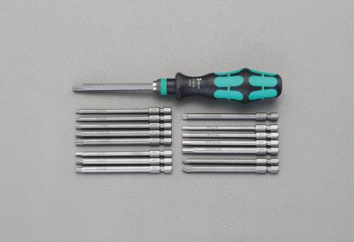 Wera [+ - Hex Torx Square]ドライバーセット(ハンドル付) 差替式ドライバー(WERA) 4548745576221  EA550BT-12(CDC)【別送品】 | 作業工具・作業用品・作業収納 通販 | ホームセンターのカインズ