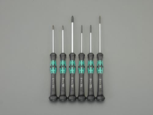 Wera ドライバー(精密用) [+-] 6本組 EA550MC-100 4518340605381【別送品】