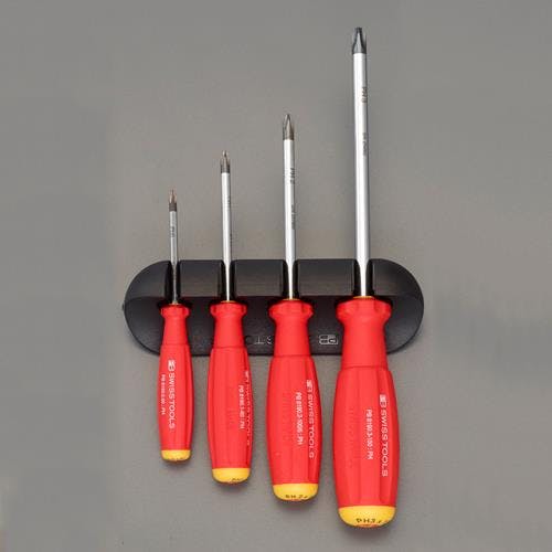 PBSWISSTOOLS ドライバー [+] #0-#3/4本組 EA560PE-510A 4550061467442【別送品】