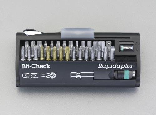 Wera ドライバービットセット(ラチェット・H付) [+-HexTorx]EA562WA 4548745349702【別送品】