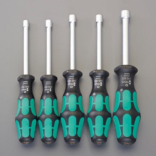 Wera ドライバー(ケース付) [Nut] 5本組 EA565BF-1 4550061100578【別送品】