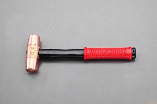 オーエッチ工業 銅ハンマー 1800g/φ38x375mm EA575WV-65 4548745903355【別送品】