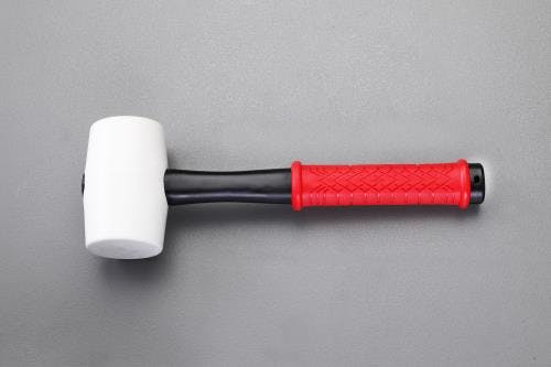 オーエッチ工業 ゴムハンマー(白) 710g/64x300mm EA575WY-164 4548745901894【別送品】