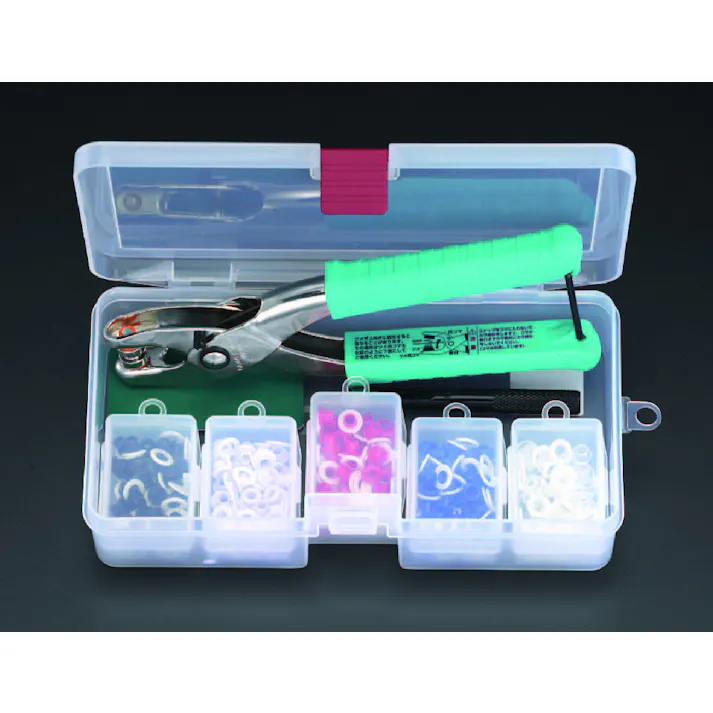 ハトメパンチセット 6mm EA576MP-2 4518340042438【別送品】