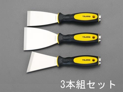 TJMデザイン(TaJIma) スクレーパー(ステンレス製) 3本組 EA579AT 4548745751437【別送品】