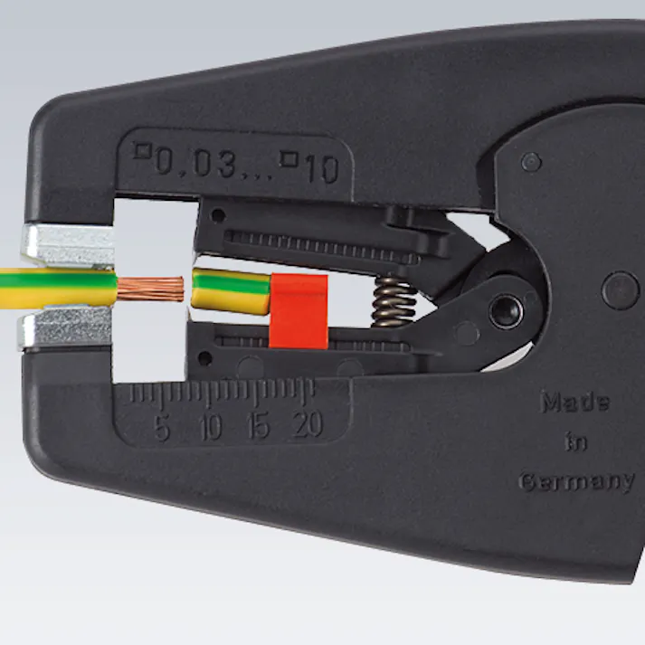 KNIPEX(クニペックス) ワイヤーストリッパー 0.03-10.0平方ミリメートル EA580KB-12 4548745766684【別送品】