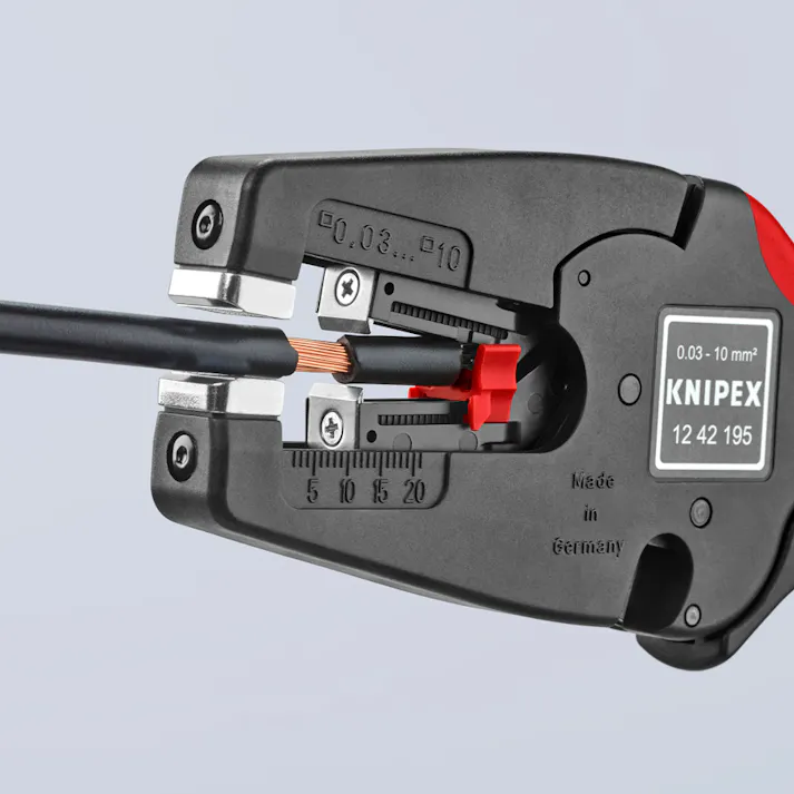 KNIPEX(クニペックス) ワイヤーストリッパー 0.03-10.0平方ミリメートル EA580KB-12 4548745766684【別送品】