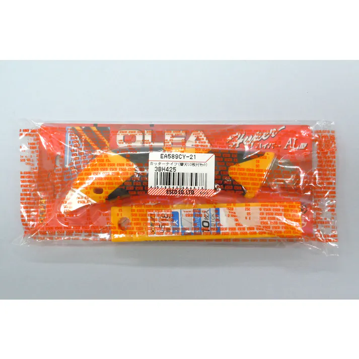 オルファ(OLFA) カッターナイフ(替刃10枚付セット) EA589CY-21 4518340984578【別送品】