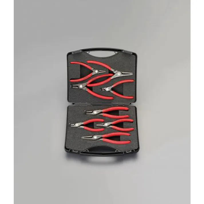 KNIPEX(クニペックス) 8本組 スナップリングプライヤー(ケース入) スナップリングプライヤー 4518340537132 EA590-14(CDC)【別送品】