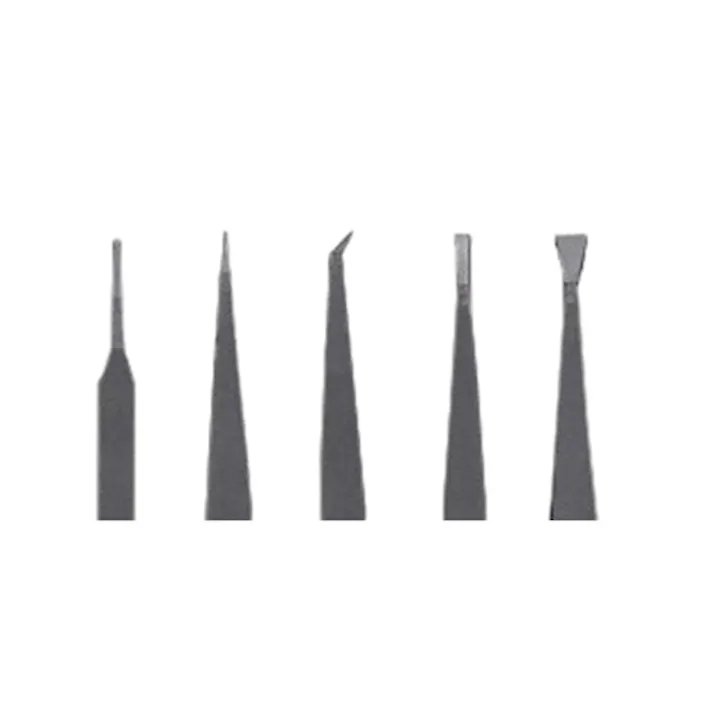 KNIPEX(クニペックス) ピンセット(ESD/プラスチック製) 5本組 EA595EF-100 4550061790373【別送品】