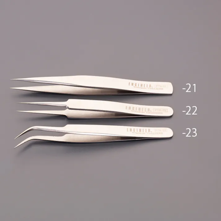 エンジニア ピンセット(チタン製) 120mm EA595GG-23 4550061592939【別送品】