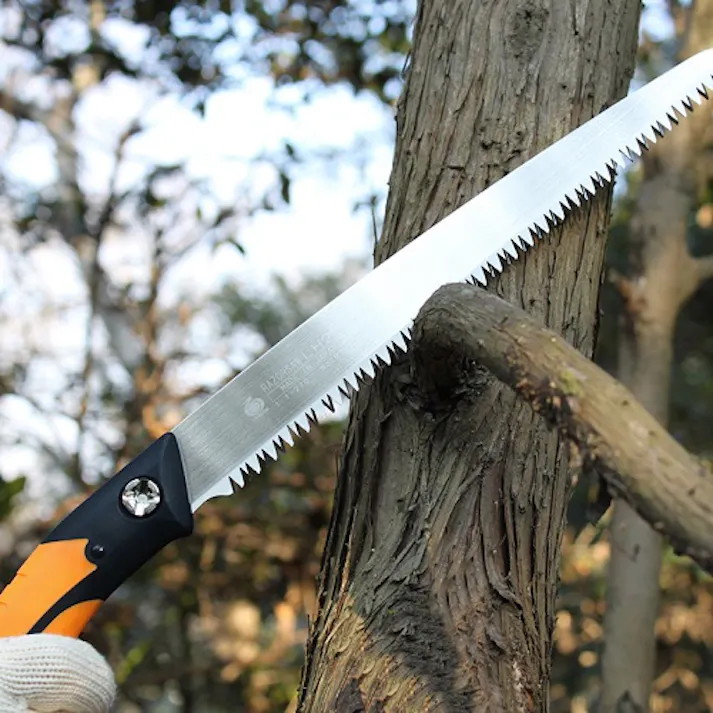 玉鳥産業(RAZORSAW) 剪定鋸(替刃式・サヤ付) 470mm/300mm EA599RB-43 4550061883891【別送品】