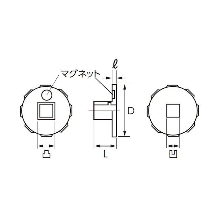 京都機械工具(KTC) 早回しソケットアダブター 3/8”x1/4”DR・1/2”x3/8” EA618PF-20 4548745924756【別送品】