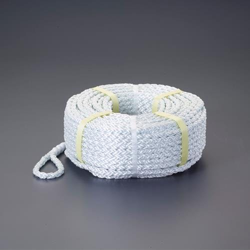 ナイロンクロスロープ(八打・電動ウインチ用) 12mmx50m EA628MK-12 4550061729427【別送品】