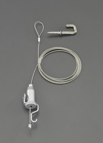 吊り金具(ステンレスワイヤー付) 1.2m EA628SH-20 4548745281859【別送品】