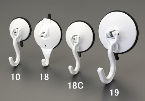 建築の友 吸盤フック φ58mm EA638LA-18C 4518340809956【別送品】