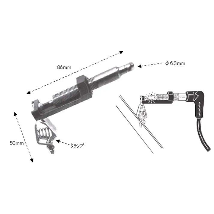 イグニッションスパークテスター EA640TD-10 4518340728356【別送品】