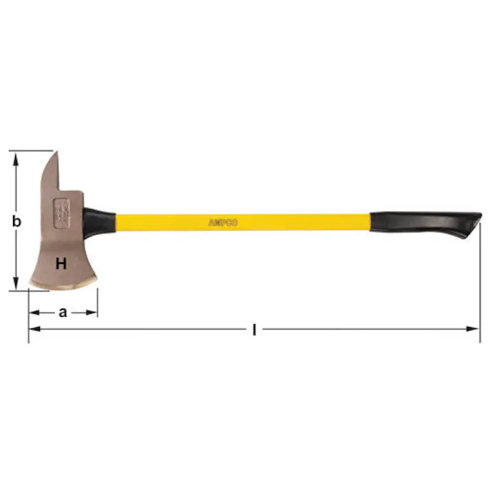 ピック付ハチェット(ノンスパーキング) 2720g/915mm EA642KM-24 4548745032987【別送品】