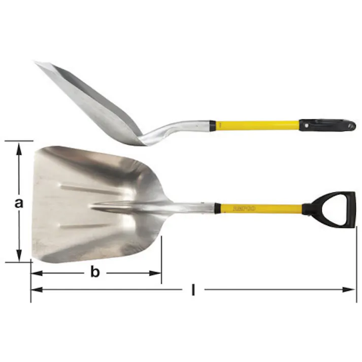 ショベル(ノンスパーキング) 330x430mm/1050mm EA642KV-4 4548745034929【別送品】