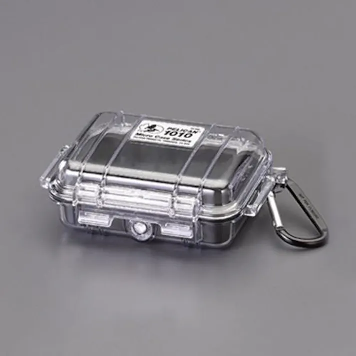 PELICANPRODUCTS 111x 73x43mm 防水ケース(黒・クリア) 防水ケース 4518340221307 EA657-1A(CDC)【別送品】