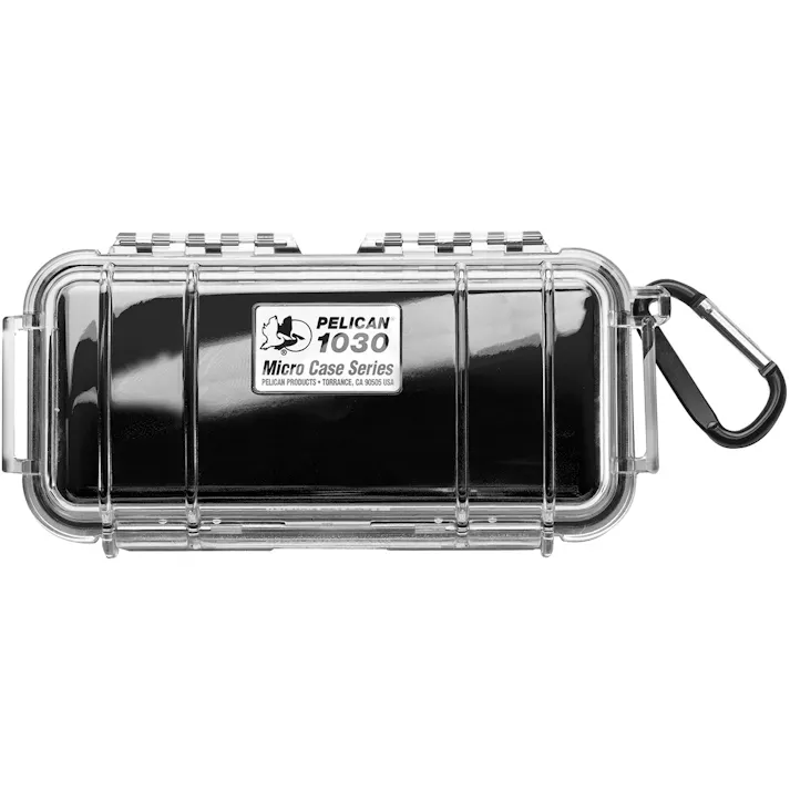 PELICANPRODUCTS 防水ケース(黒・クリア) 162x67x52mm EA657-3A 4518340221437【別送品】