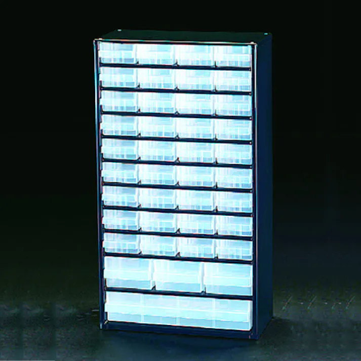 パーツキャビネット 307x150x555mm/11段 40個 EA661BA-5 4518340868076【別送品】