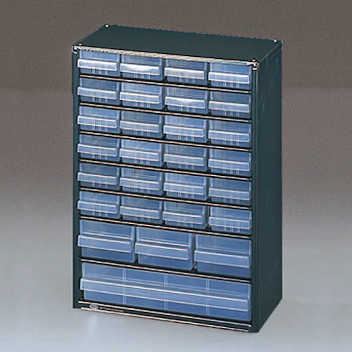 パーツキャビネット 307x150x420mm/8列 28個 EA661BB-4 4518340063600【別送品】