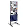 トレー&クリップボードラック 571x570x1600mm EA661CE-100 4550061848180【別送品】
