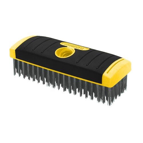 ワイヤーブラシ(カーボンスチール・6列) 57x177mm EA109BK-1 4550061406540【別送品】