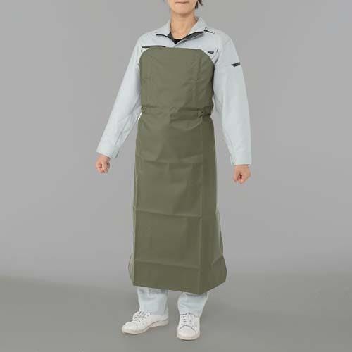 イノベックス(日本ウェーブロック) エプロン(ワンタッチ脱着/OD) 110x75cm EA355BA-53 4518340176355【別送品】