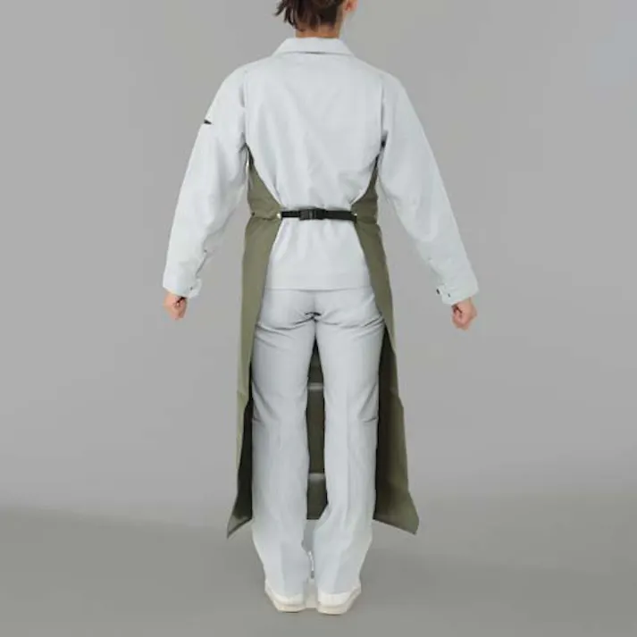 イノベックス(日本ウェーブロック) エプロン(ワンタッチ脱着/OD) 110x75cm EA355BA-53 4518340176355【別送品】