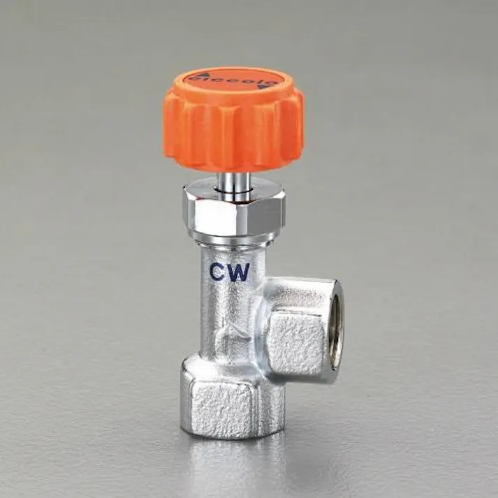アソー(ASOH) Rc1/4”xRc1/4” ニードルバルブ(ROHS対応品) EA426CW-422(CDC)【別送品】