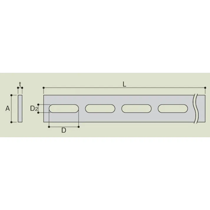 フラットバー(5本) 36x1800mm EA439A-183 4518340166578【別送品】