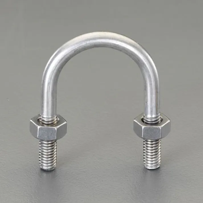 アカギ 25A ステンレス鋼管用Uボルト(5個) EA440BH-25B(CDC)【別送品】