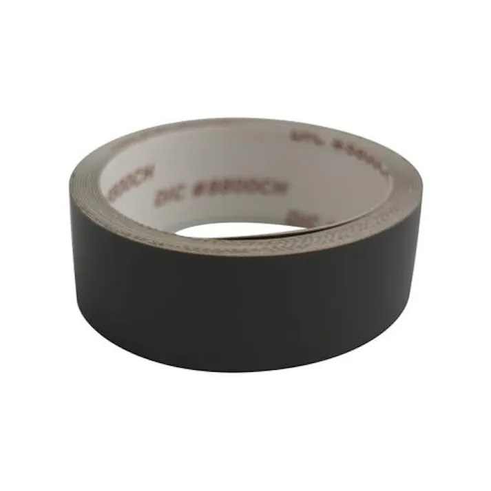 ESCO 20mmx2m 化粧テープ(粘着付/ブラック) EA440D-12(CDC)【別送品】