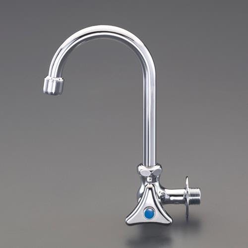 LIXIL 横形自在水栓(ツル首式) EA468HA-33C 4518340014244【別送品】