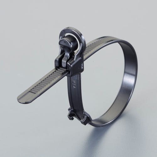 結束バンド(再結束タイプ/黒/100本) 204mm EA475ET-20 4518340071506