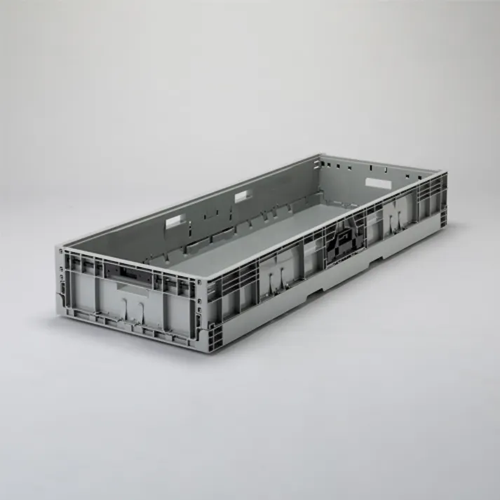 三甲(サンコー) 折畳コンテナ(グレー) 1340x503x195mm/105L EA506AA-221 4518340157637【別送品】