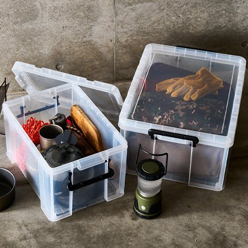 天馬(TENMA) 収納ケース(2個) 440x740x360mm/83L EA506MB-17BA