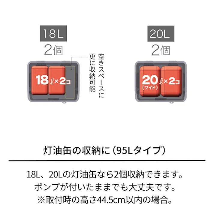 天馬(TENMA) 収納ケース(大開口/4個) 620x500x500mm/95L EA506MC-1BA 4518340152595【別送品】