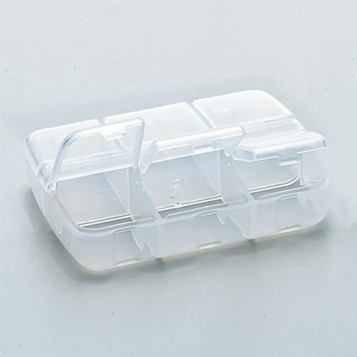 リングスター 90x 67x 23mm 小物ケース(6コマ) EA508KD-57(CDC)【別送品】