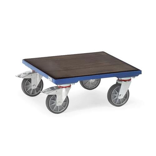 ドーリー(木製/ゴム張) 600x600mm/400kg EA520AD-17 4550061426173【別送品】