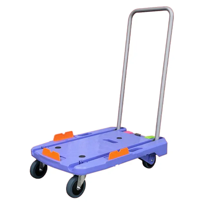 ナンシン 運搬車(ドーリー兼用/ブレーキ付) 720x460mm/150kg EA520B-16B 4518340286559【別送品】